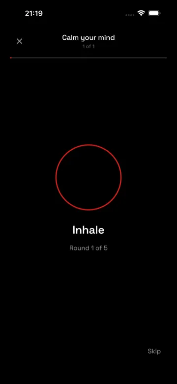 Notsleeping app screenshot