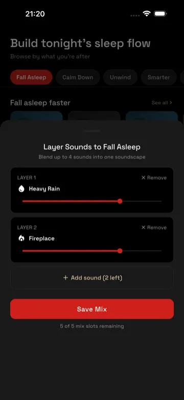 Notsleeping app screenshot